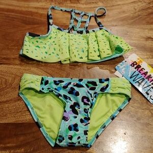 NWT Breaking Waves Two Piece Swimsuit